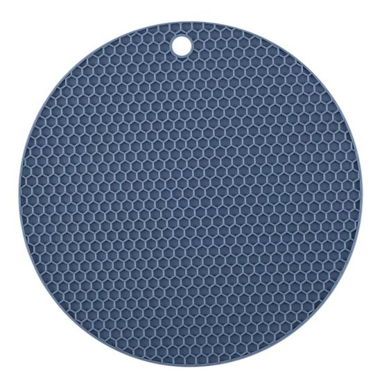 Silicone Honeycomb Round Pot Pad Thermal Insulation Mat Easy To Clean Anti-Slip Design Food-Grade Counter Hot Pad