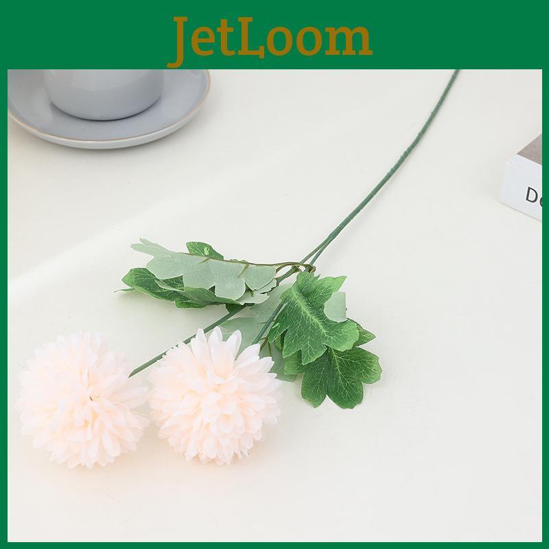 Artificial Flower Long Stem Ping Pong Chrysanthemum For Wedding Scene Setup And Home Decor