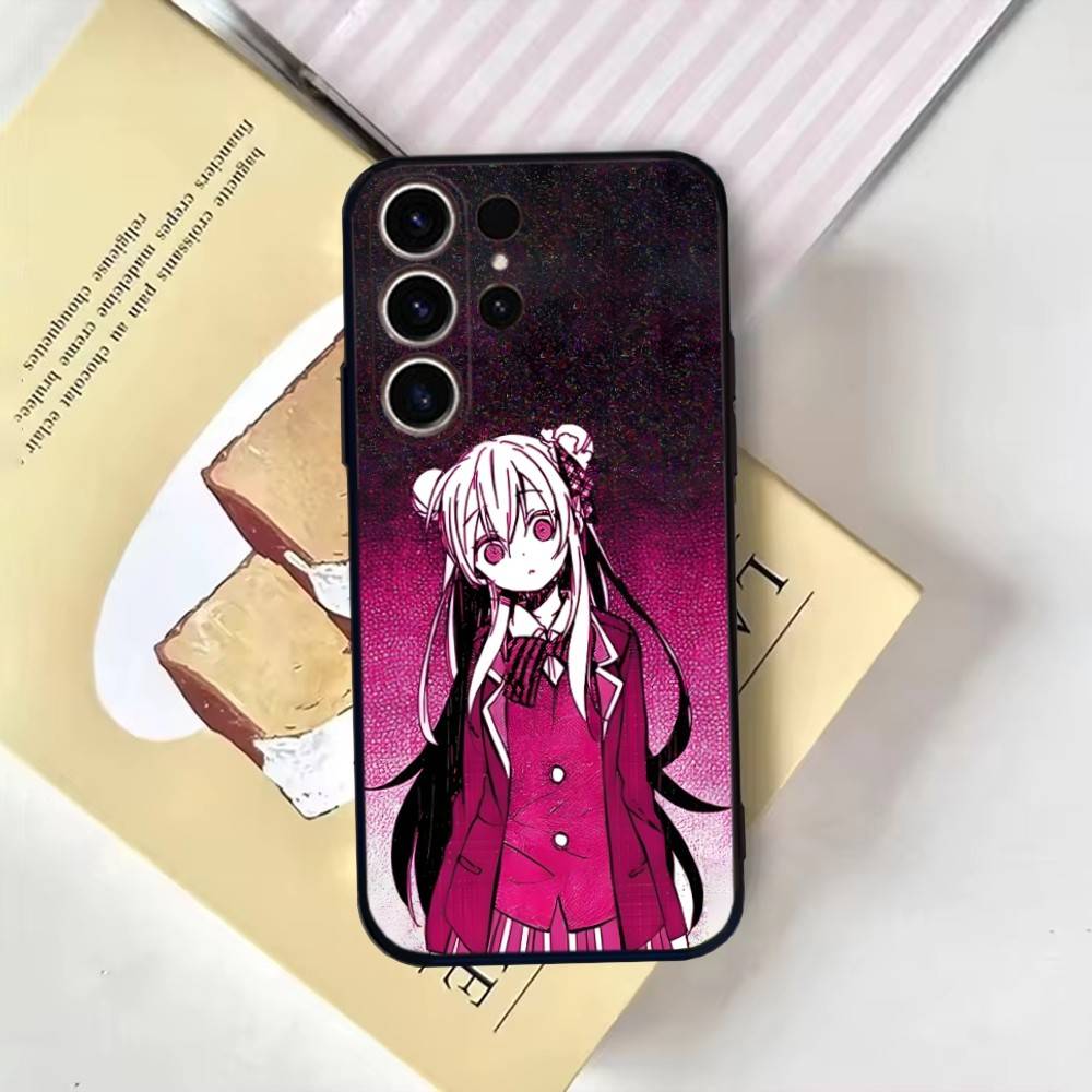 

Аниме H-Happy Sugar Life Чехол для телефона SamsungS25,24,21,22,23,30,Ultra,20,Plus,Fe,Lite,Note,10,9,Мягкая черная крышка Samsung S23ULTRA5G