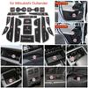 Anti-Slip Gate Slot Cup Mat for Mitsubishi Outlander 2025 + Non-Slip Door Groove Pad Interior Accessories Coaster