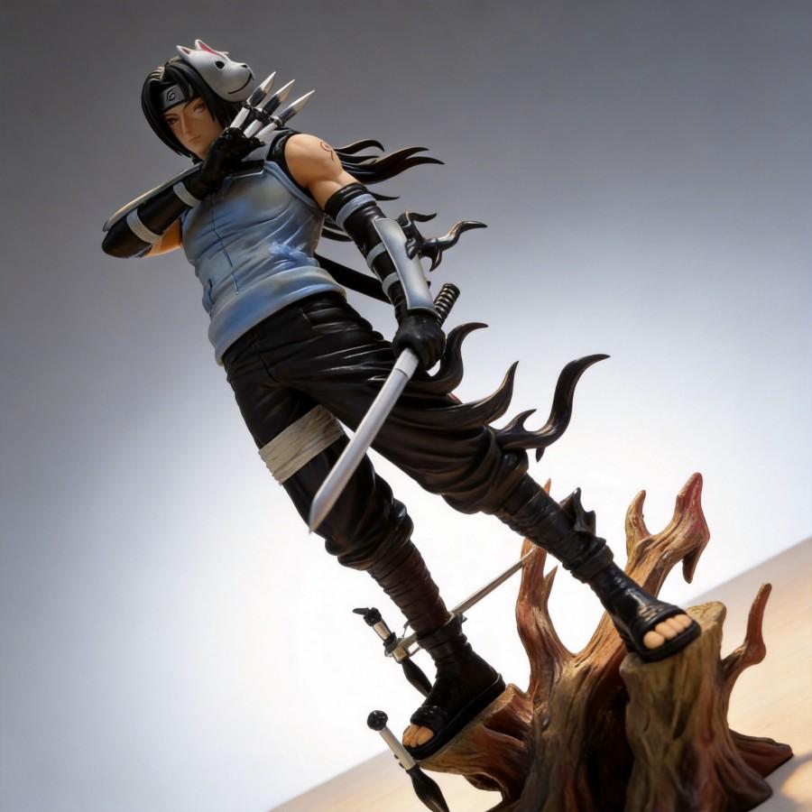 Exquisite Cute Naruto Uchiha Itachi (Anbu) Model 24cm Collectible Anime Collection Gift for Fans