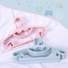 4/10PCS Children Clothes Hanger Baby Clothing Organizer Display Hangers Plastic Kids Coats Windproof Holder Rack Closet Storage