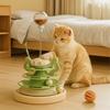 4 Levels Cat Ball Track Toy Rotating Pet Puzzle Training Toy Roller Balls Toy  Relieve Boredom
