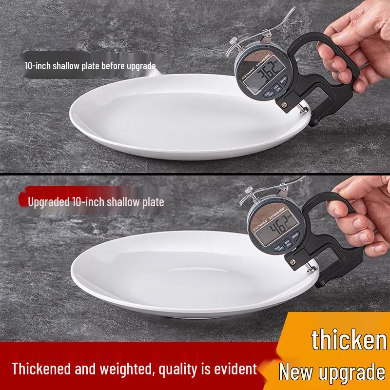 A5 Melamine Shallow Round Plate