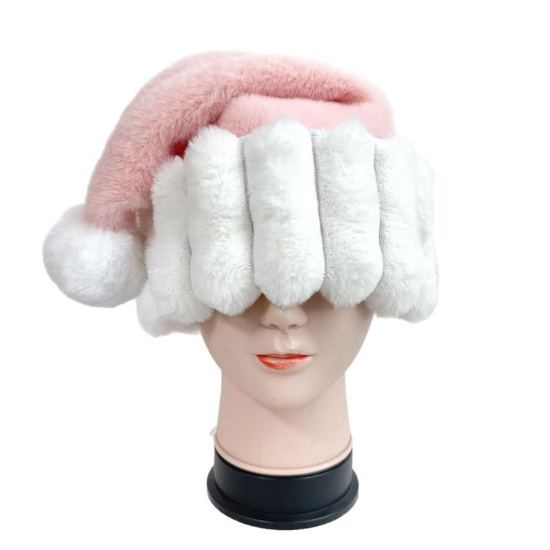 New Arrivals Plush Santa Claus Hat Smooth-Grain Fur Thickened Adult Party Christmas Hat