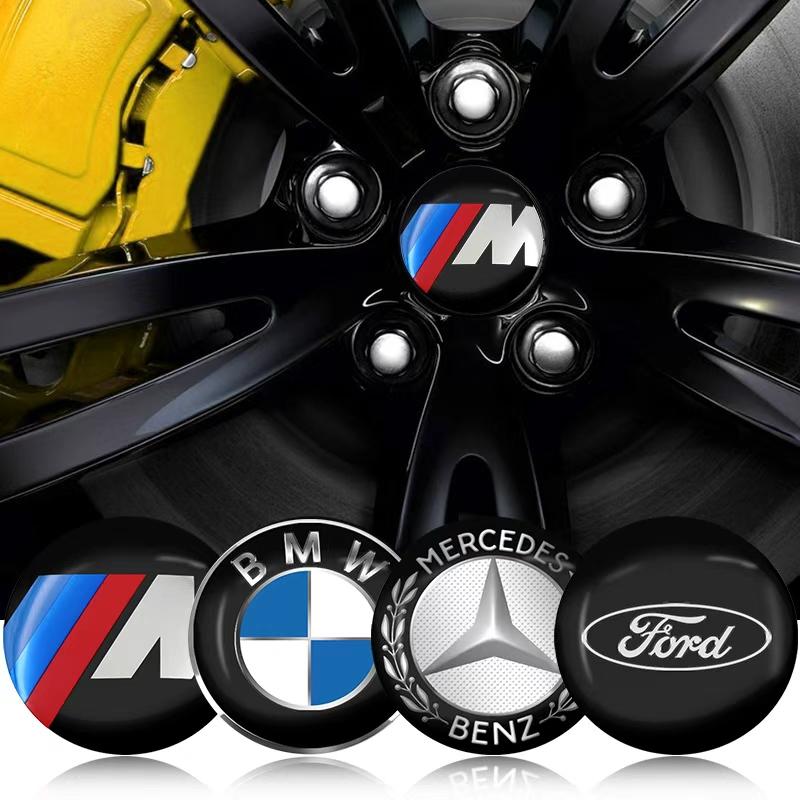 4Pcs 56MM Car Wheel Center Hub Caps Logo Cover Accessories For Jeep Subaru Infiniti Buick Jaguar Tesla Suzuki Cadillac Volvo Volkswagen Porsche