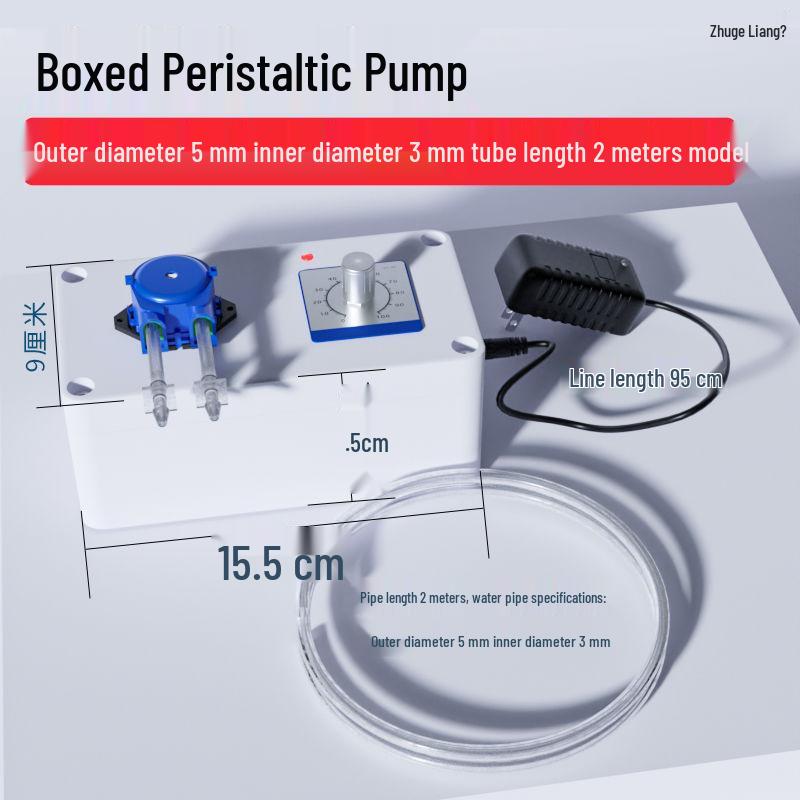 Verstellbare peristaltische Pumpe aus lebensmittelechtem Silikon für Labor- und Haushaltsgebrauch