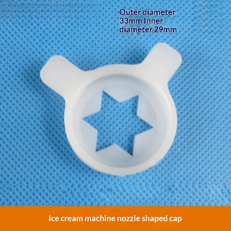 Hat Snowflake Shaped Ice Cream Cone Maker Fast Forming Easy to Clean Waffle Cone Machine for Commercial Dessert Store