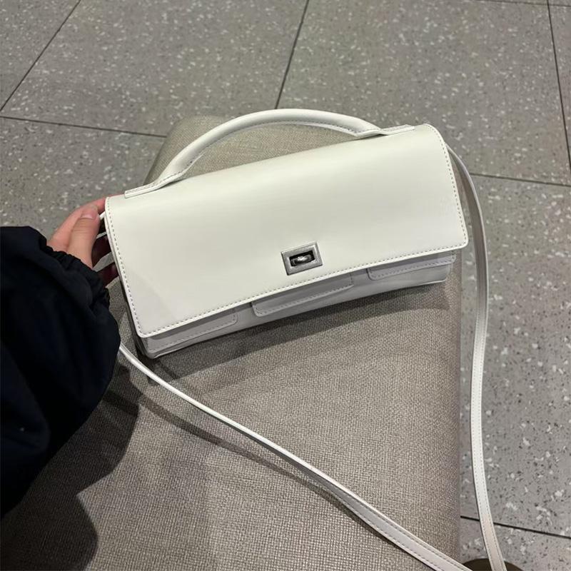 New Lock Small Square Bag Women's Luxury Genuine Leather Handbag Classic Black Brand Design Shoulder Bag Ladies Crossbody Bag