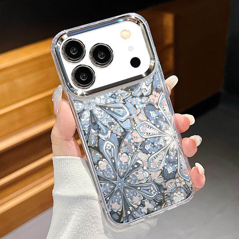 

Винтажный Чехол в Европейском Стиле Для iPhone 17 Pro Max Покрытие Рамки Камеры Прозрачный Мягкий Чехол Для iPhone 16 15 14 13 Pro Max 11 16E 17E Луна Звезды iPhone 14 Pro прозрачный
