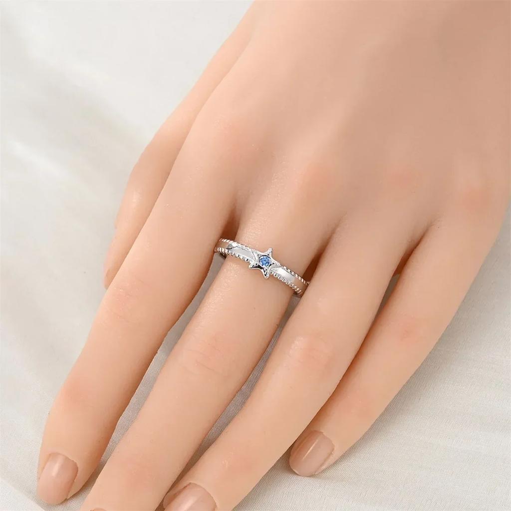 copper Double Heart Ring Bow Starfish Crown Bow Moon Rings Ideal For Women Fine Jewellery Wedding Party Valentines Day Gift