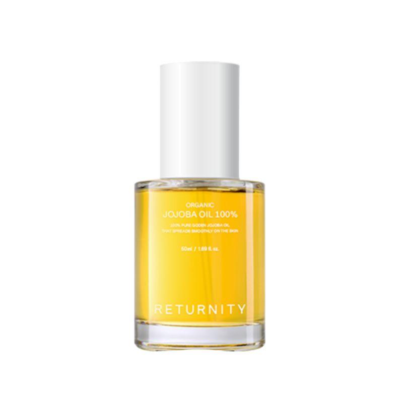 

[Returnity] 100% Organic Golden Jojoba Oil (50ml) – Cold-Pressed & Unrefined Pure Moisturizer 50ml x 1ea