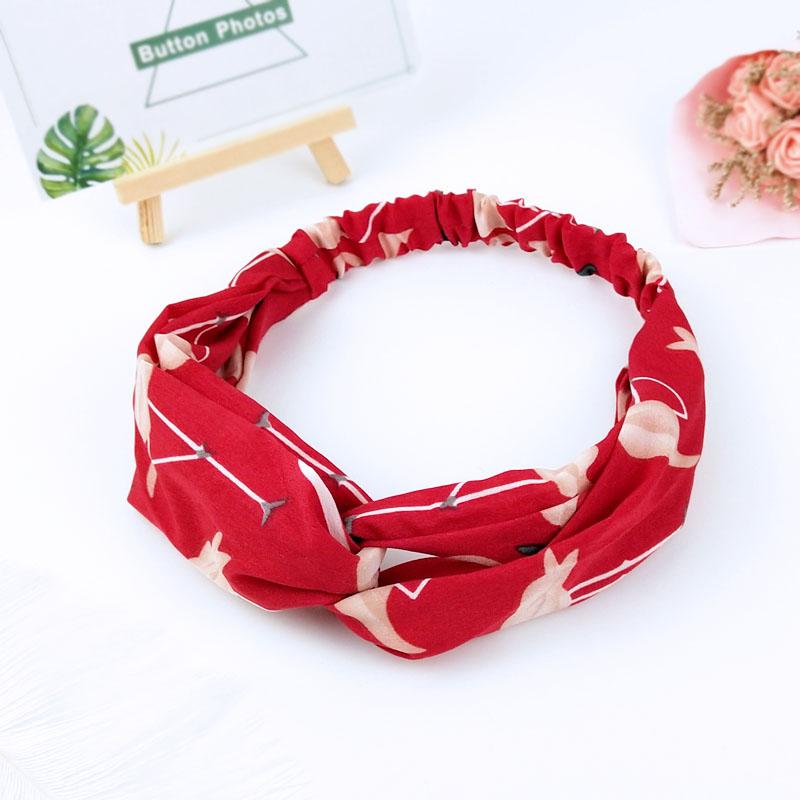 Scrunchies Frau Geknoteter Turban Haaraccessoires für Mädchen Stirnband Turban Elastisches Haarband Kopfwickel Gestreifte Haar-Scrunchies