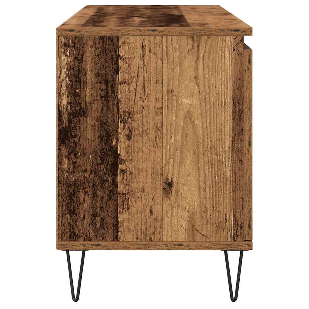 TV Stand Reclaimed Wood Look 104 x 35 x 50 cm Engineered Wood