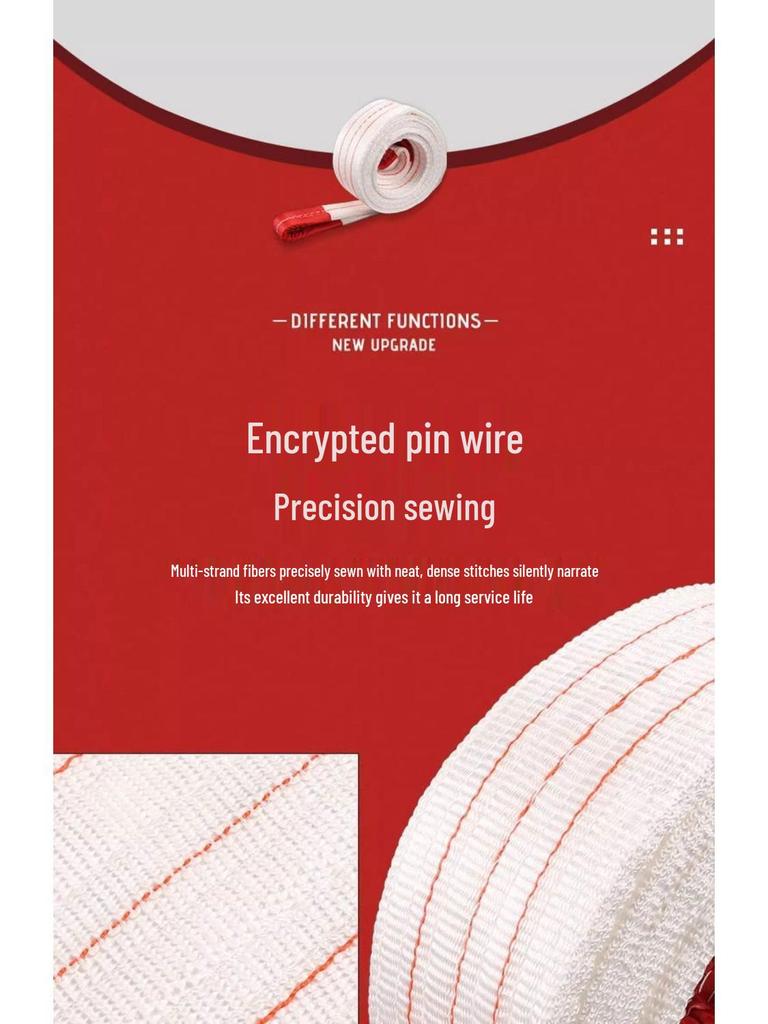 Heavy-Duty Thickened Lifting Sling with Special Ring - 3 to 5 Tons Capacity