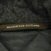 MACKINTOSH SCOTLAND Wool 100% Quilted Coat 34 Dark Gray Women Used
