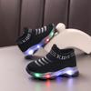 LED Leuchtende Rutschfeste Sneaker & - Atmungsaktive Stoff-Laufschuhe mit Niedlichen Mustern EVA-Sohle & Knopfzellenbetrieben - Freizeitschuhe