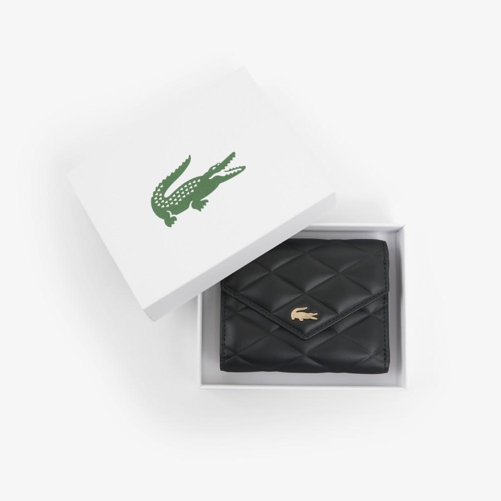 Lacoste Women's Crocodelle Flap Bifold Wallet NF5119E56G000