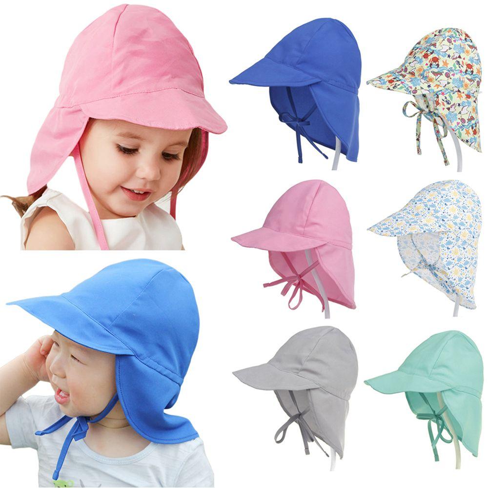 

Cartoon Quick-Dry Breathable Casual Outdoor Sunscreen Children Sun Hats Kids Beach Hat Swimming Cap 2