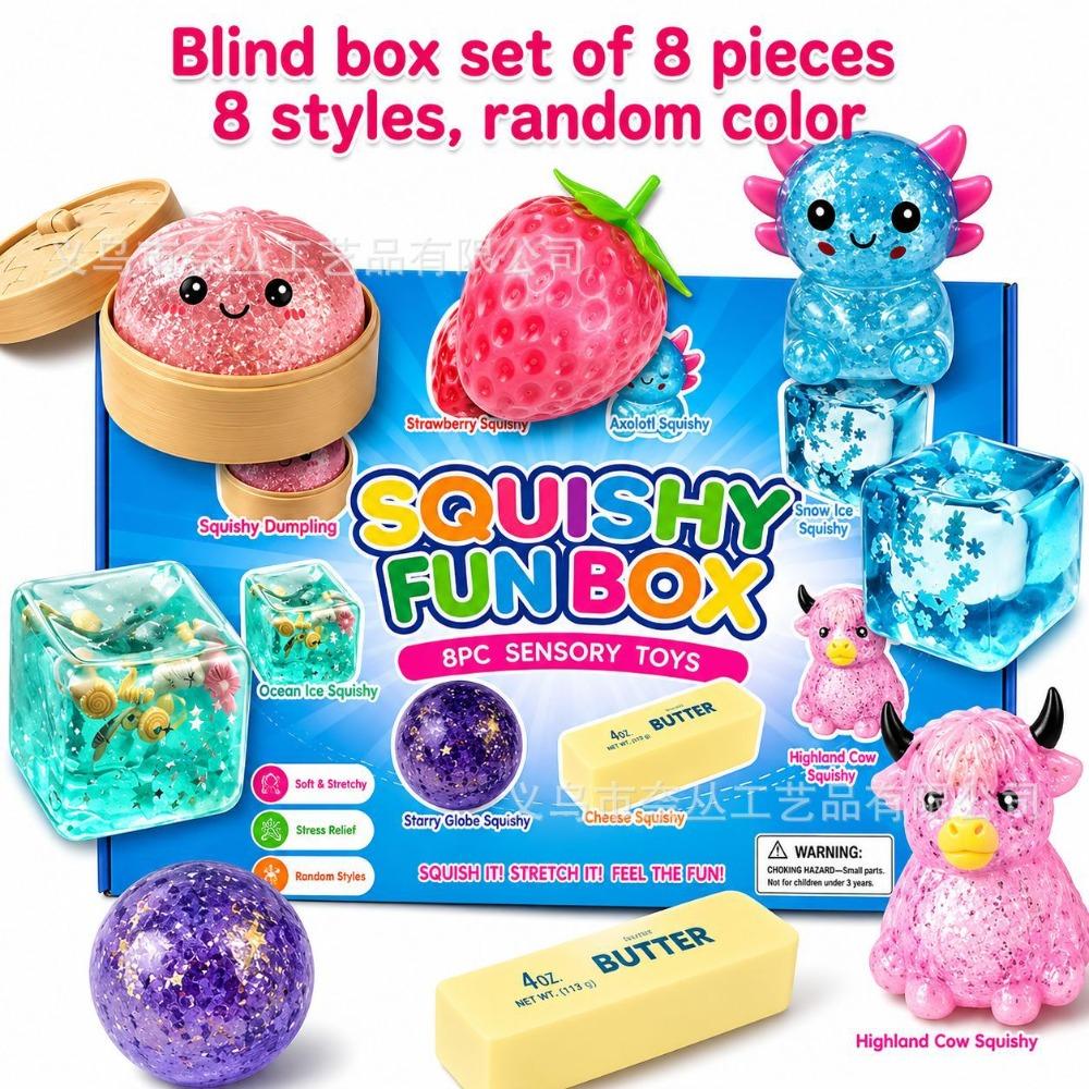 Soft And Stretchy Squishy Sensory Toys Random Shapes Stretchy Fidget Toys Desk Play