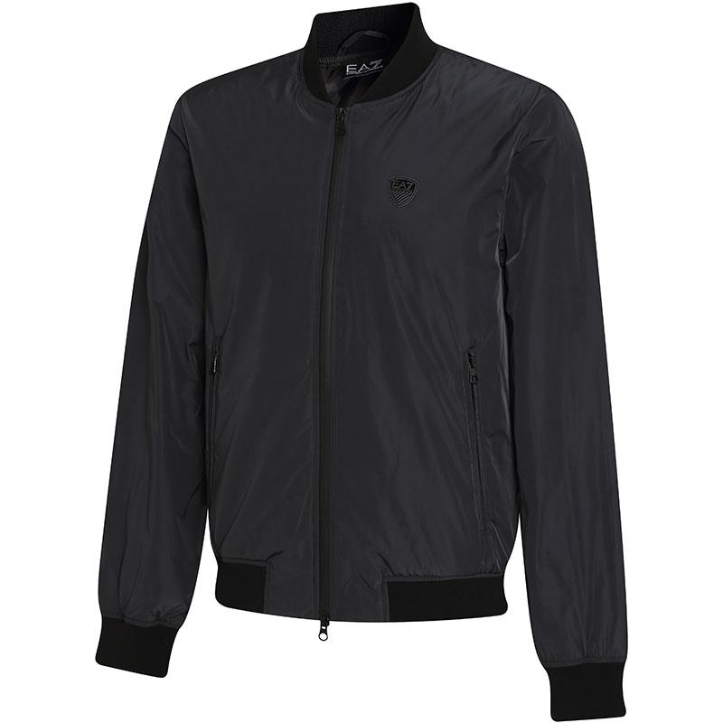 Emporio Armani EA7 FW22 Solid Color Zip Collar Long Sleeve Jacket Men jackets Blue 8NPB10-PN7LZ-1578