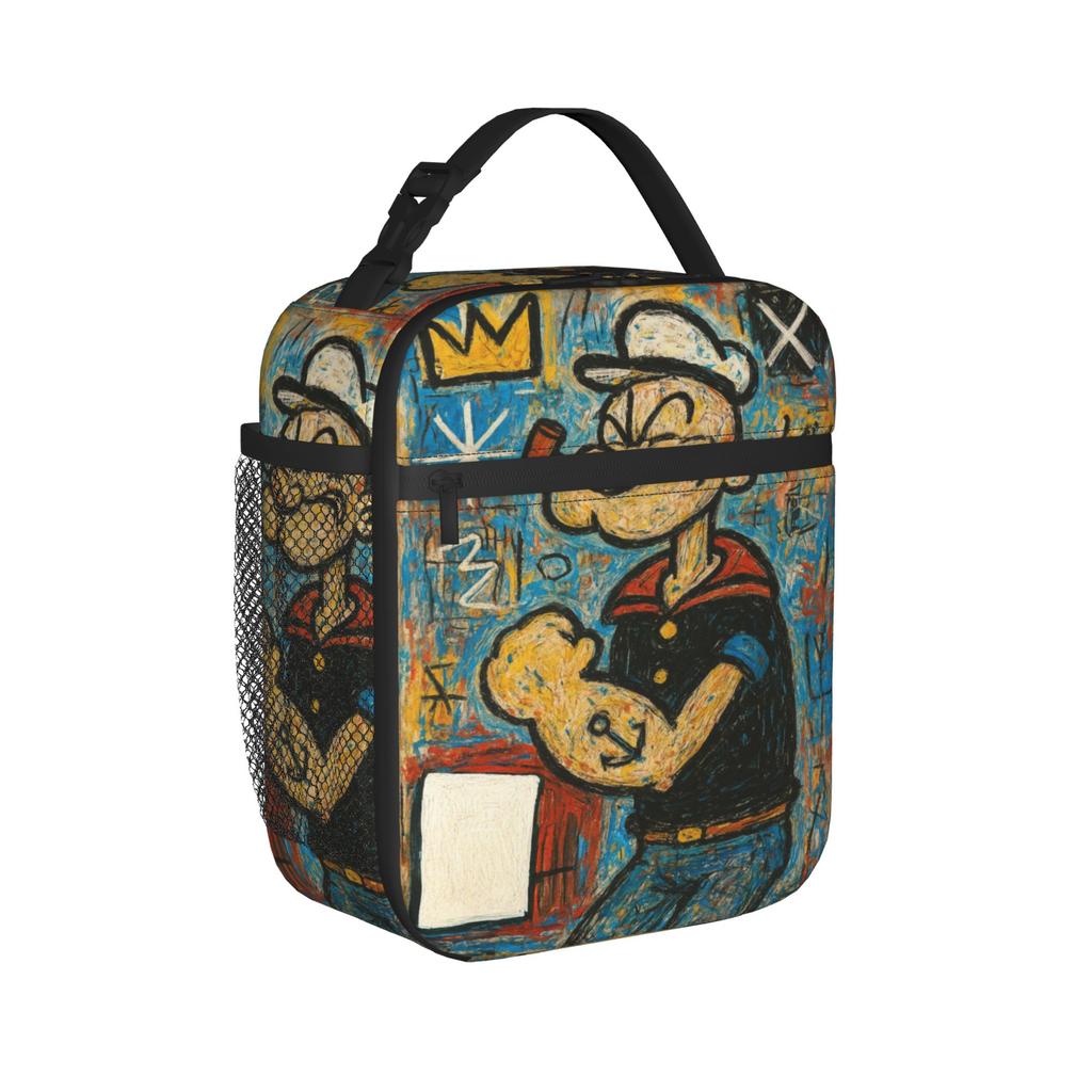 p-popeyes Accessories Insulated Lunch Tote Bag For Work Food Container Reusable Thermal Cooler Lunch Box