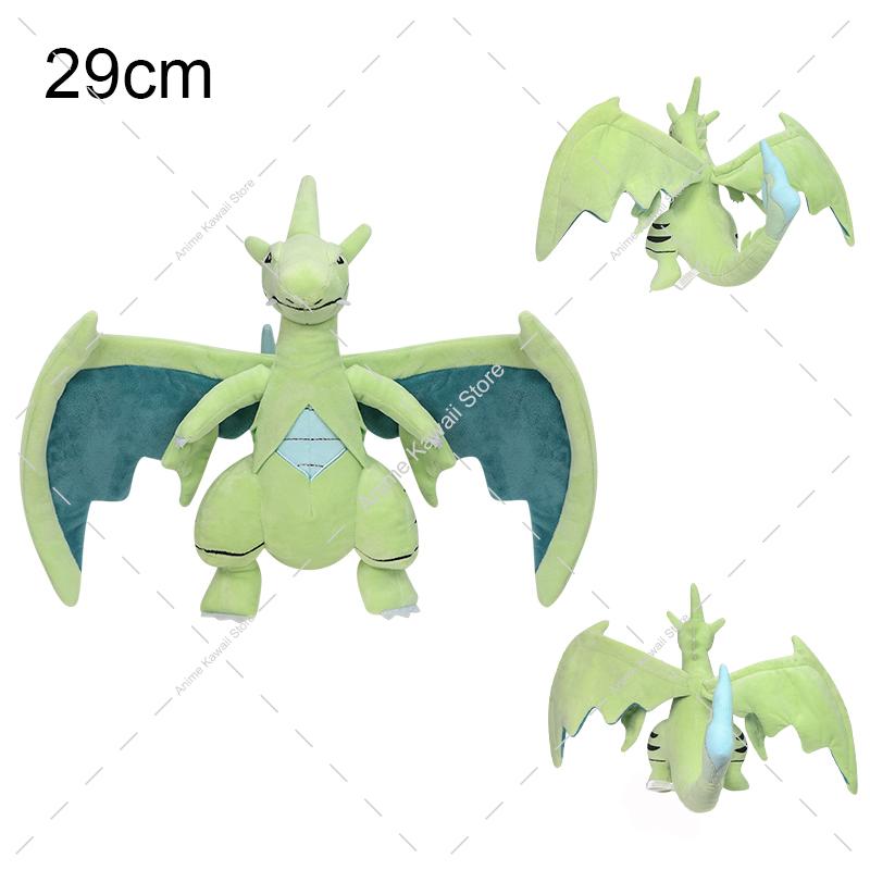 Mega Charizard X Y Plush Toys Charizard Evolution Doll Soft Stuffed Toys Animals Peluche Halloween Gifts for Children 8-10 Inch