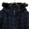 Tommy Hilfiger Overall Handle Long Sleeve Fake Fur Batting Jacket S Blue Women Used