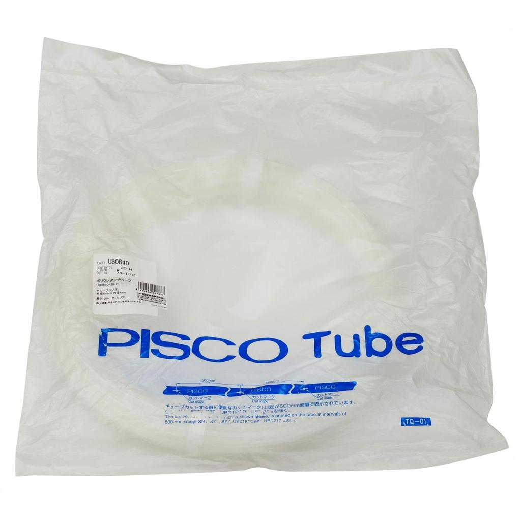 Niigata Seiki Made In Japan Polyurethane Tube Clear 6mm X 20m UB0640-20-C
