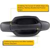 OCPTY Door Handle Exterior Rear Driver Left Side Replacement fit 2004-2008 for Colorado for GMC Canyon Outside Door Handle Texture Black
