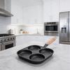 Cast Iron 4-Hole Egg Frying Pan