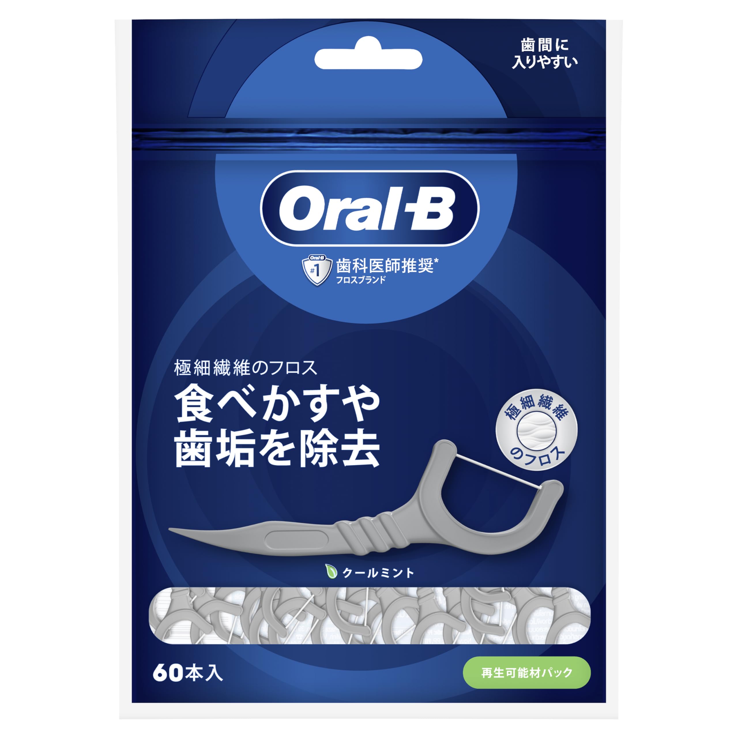 

Oral B Floss Pick Deep Clean Прохладная мята 60 шт.
