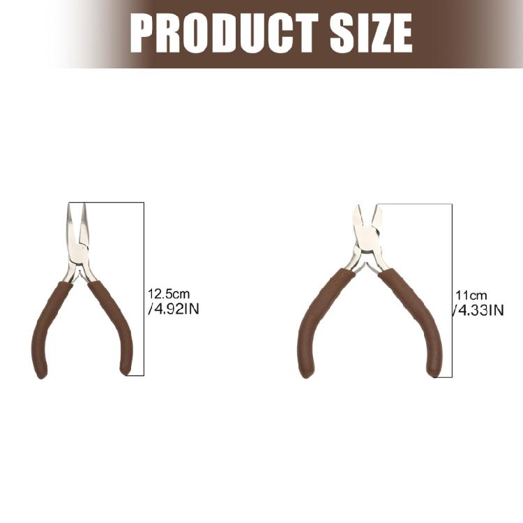 Jewelry Pliers Antislip Hand Tool for Precisions Bending In Beadwork Circuitry and Miniature Model Building