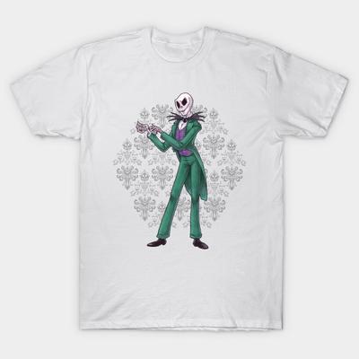 T Shirt Women Haunted Mansion Jack Harajuku Print Kawaii Tshirt Summer Short Sleeve Female T-Shirt Top Tee