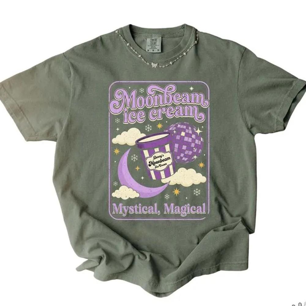 Benson Boone Moonbeam Ice Cream Shirt America Heart Tour Concert Tee Mystical Magical Benson Boone Unisex Y2K Shirt Streetwear