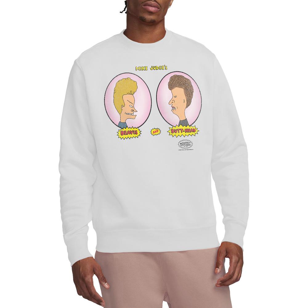 Beavis & Butthead Unisex Adult Heads In Ovals Sweatshirt