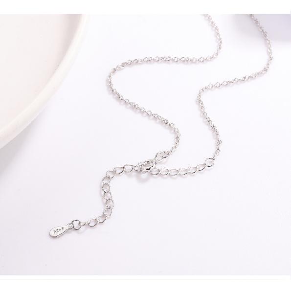 CC 925 Chain Pendant Necklaces For Women Silver Plated Yellow Cubic Zircon Wedding Party Accessories Fine Jewelry CCN356