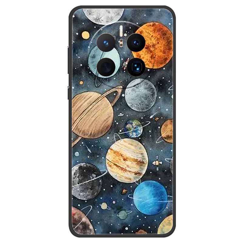 For Huawei Mate 50 Pro Case Cover Soft TPU Funda Painted Cases For Huawei Mate 50 Pro Cover Silicone Mate50 Pro 50Pro 6.74 Coque