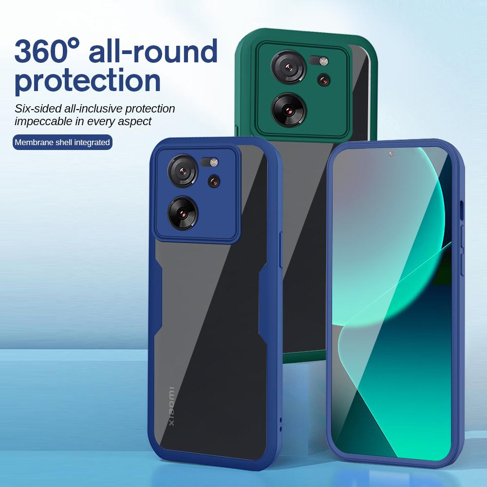 Θήκη Πλήρους Κάλυψης 360 Για Xiaomi Mi 14T 13T 12T 11T Pro 12 13 11 Lite 5G Capa Για Poco X5 Pro X3 NFC X4 F5 F3 C65 Αντικραδσμική Κάλυψη