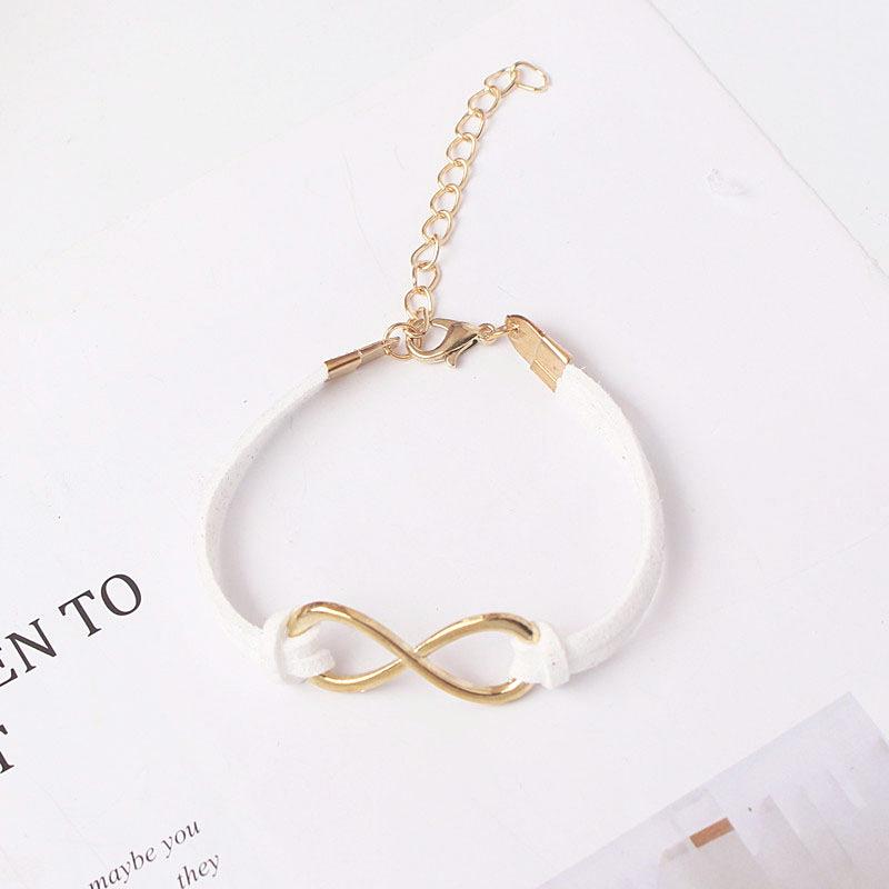 Various Colors Bracelets for Women Pure Hand Infinity Bracelets Jewelry Statement Charm Bracelet Fashion Hand Jewelry