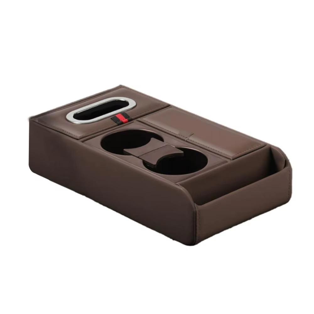 PU leather Armrest Heightening Pad Multifunctional Center Console Organizer Auto Accessory