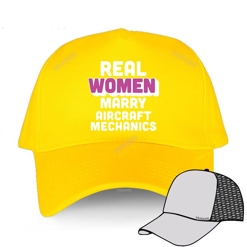 Baseball Cap for Men Hip Hop Harajuku Hats Real Women Marry Aircraft Mechanics Teens Golf Hat Casual Summer Breathable Caps