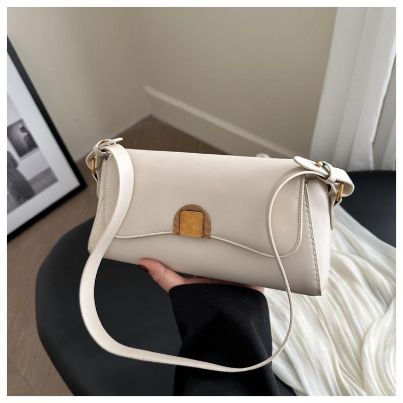 

Underarm bag women s new trendy popular Maillard shoulder bag high-end texture simple commuter small square bag слонова кістка