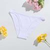 Ladies Spring and Summer New Lace Cotton Pull Needle Double File Belly Breathable Low Waisted Briefs