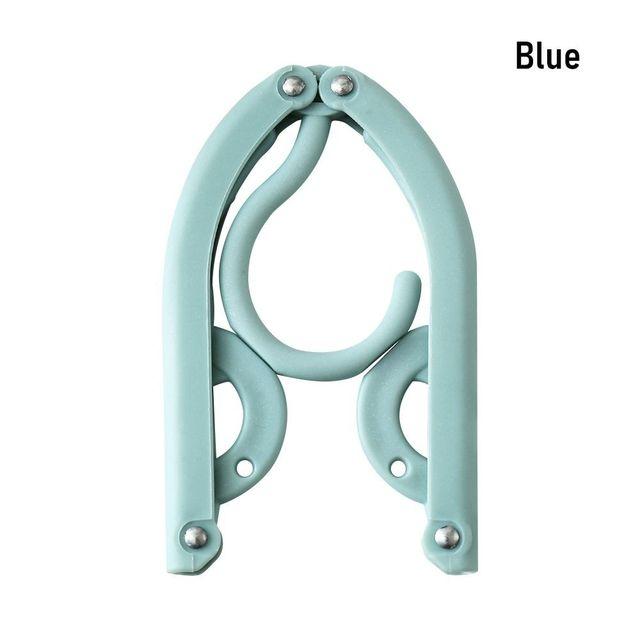 Folding Hangers Portable Outdoor Non-Slip Hanger Portable Travel Cloth Hanger Clothespin Towel Sock Storage Closet Organizer