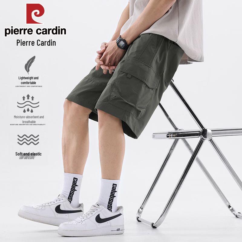 Pierre Cardin Men s Ice Silk Workwear Shorts 4XL армия зеленый