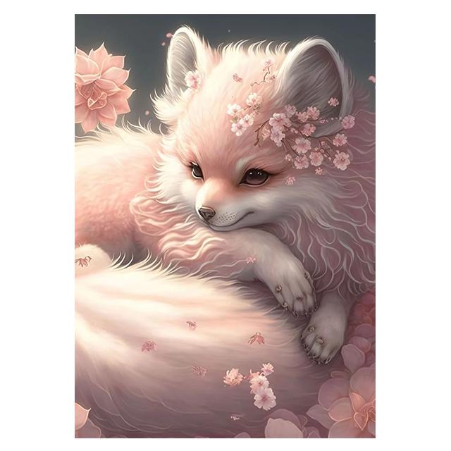 

Животное Милый Детеныш Лисы Розовый Мультяшные Принты Постер Холст Картина Современное Настенное Искусство Картинки Для Гостиной Спальни Домашнее Украшение 21x30cm No Framed