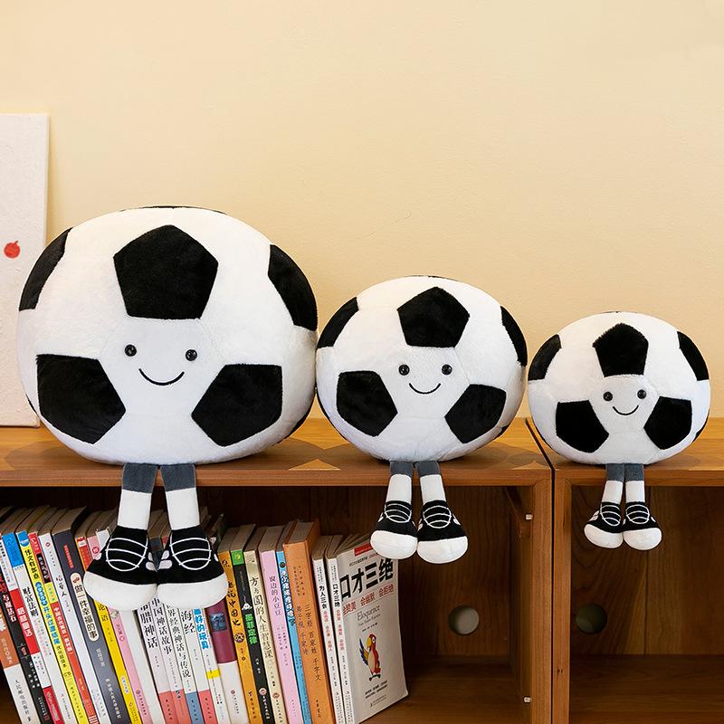 Soccer Plush Toy Doll Basketball Volleyball Football Soccer Pillow Ornaments Gift Home Decoration Cute Stuffed Toy Ball Cushion