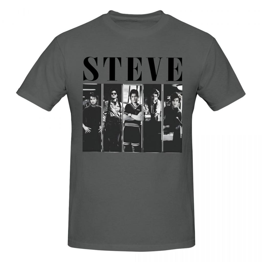 Unisex Steve Harringtons Fans Support T Shirt Vintage Oneck Cotton Unisex T Shirt