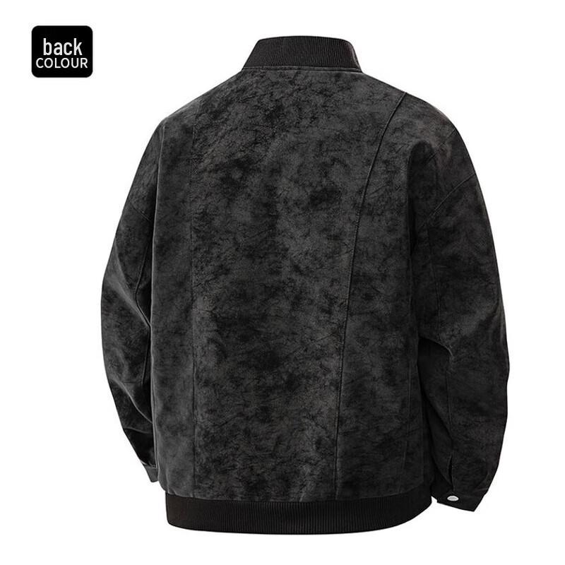 ROMON Men's Casual Suede Jacket